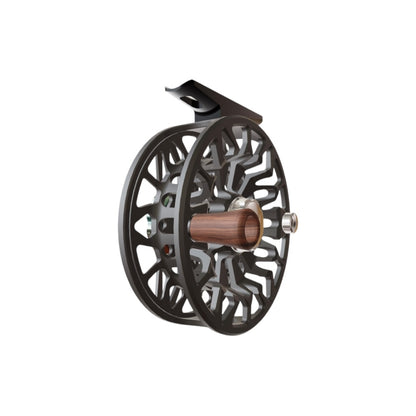 Abel SDF Ported Fly Reel 6/7 wt - Satin Slate Gray with Native Brown Drag Knob