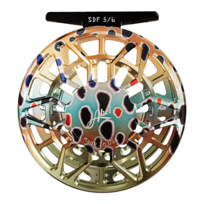Abel SDF Ported Fly Reel 5/6 wt - Native Brown Trout