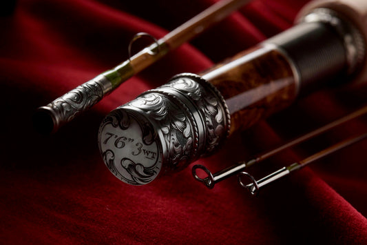 7’6” 3wt Bamboo Fly Rod - Oyster Master series
