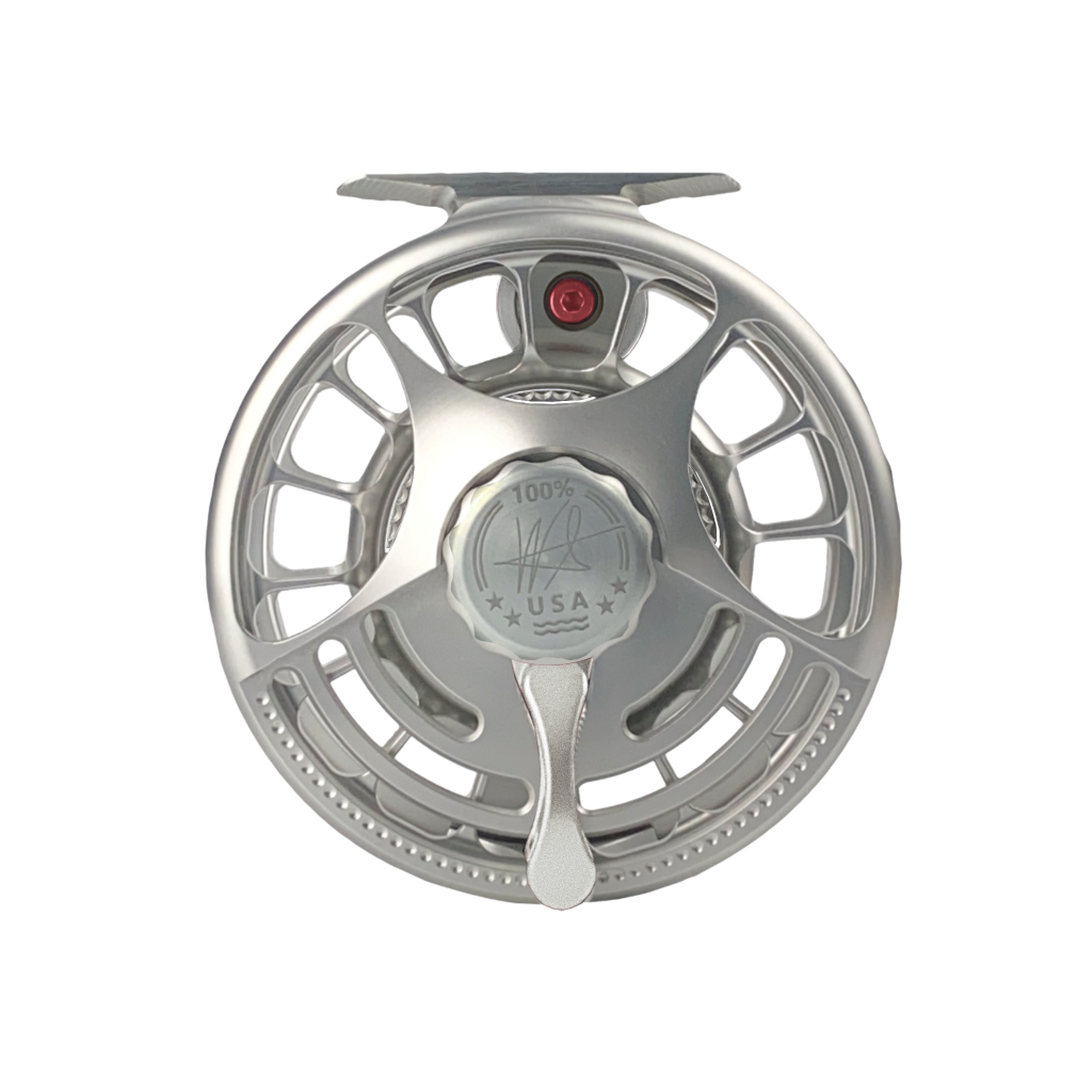 Seigler SF silver saltwater fly reel for sale oyster bamboo