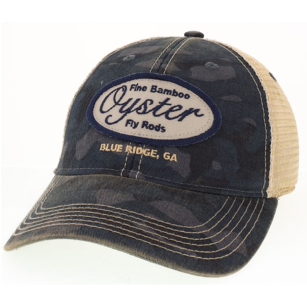 Navy camo Legacy Old Favorite Trucker Hat with Oyster patch