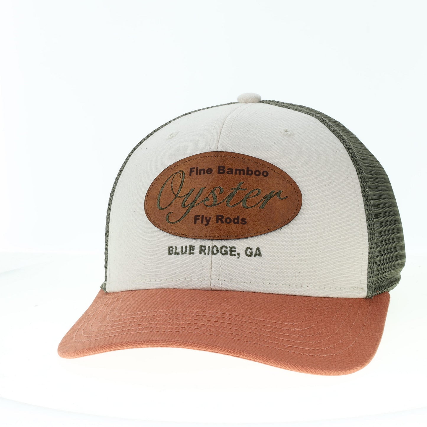 Olive/Bronze Legacy Mid-Pro Trucker Hat with Oyster patch