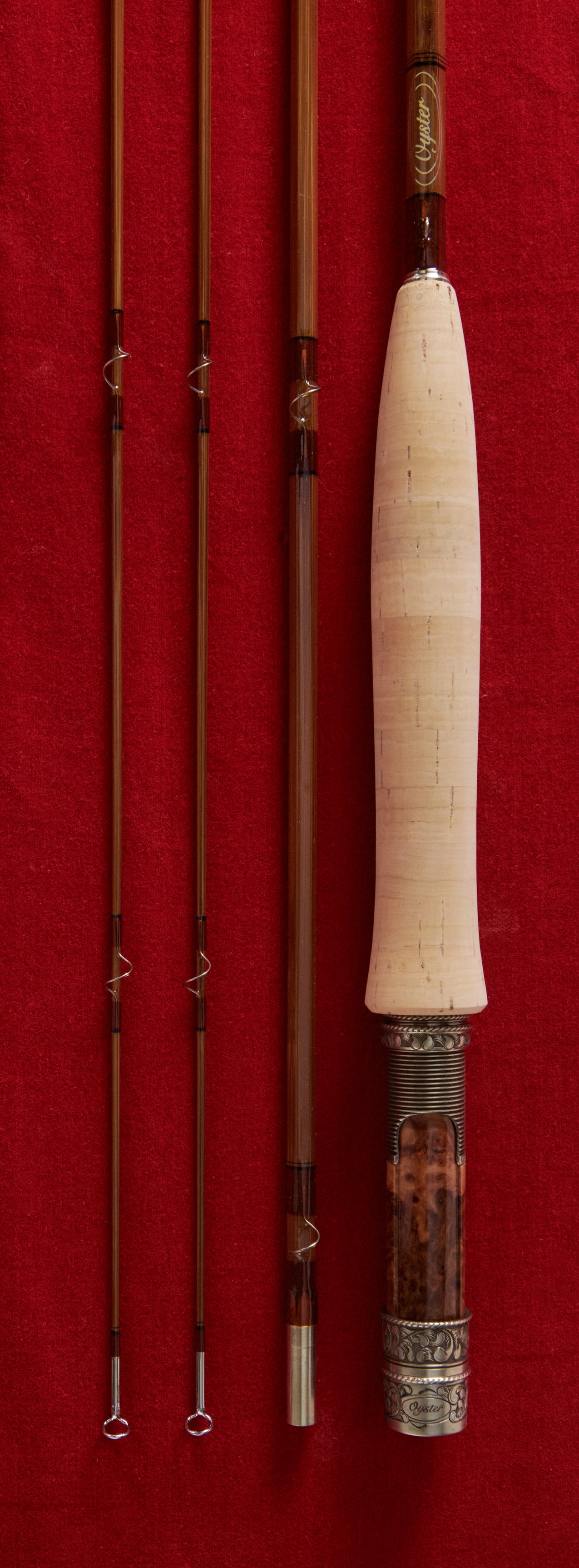 Hookmaster Fly Rods 8' 6wt Oyster Bamboo Fly Rod Master Series For Sale – Oyster Bamboo Fly ...