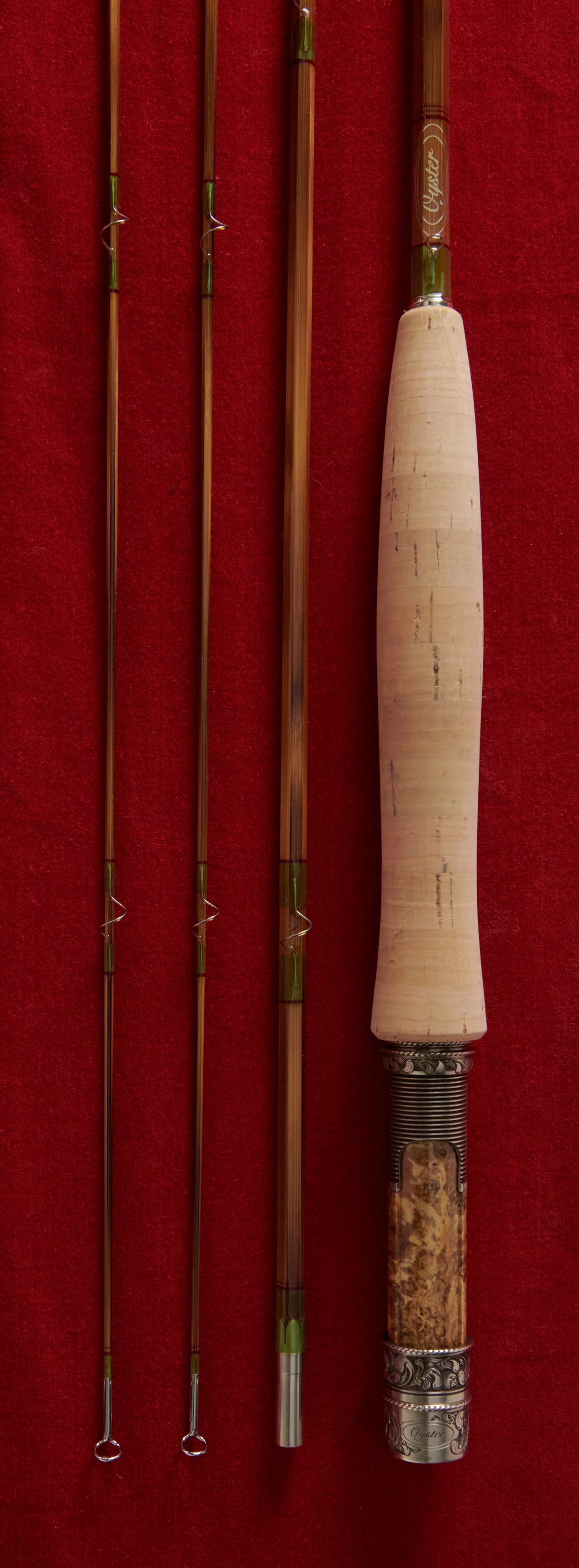 7' 9" 4wt Oyster Bamboo Fly Rod Master Series