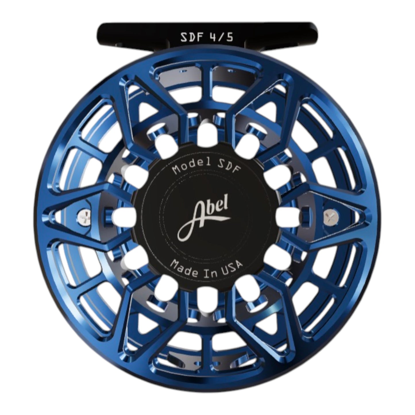 Abel SDF Fly Reel 4/5wt – Deep Blue, Ported – Sealed Drag Freshwater Reel