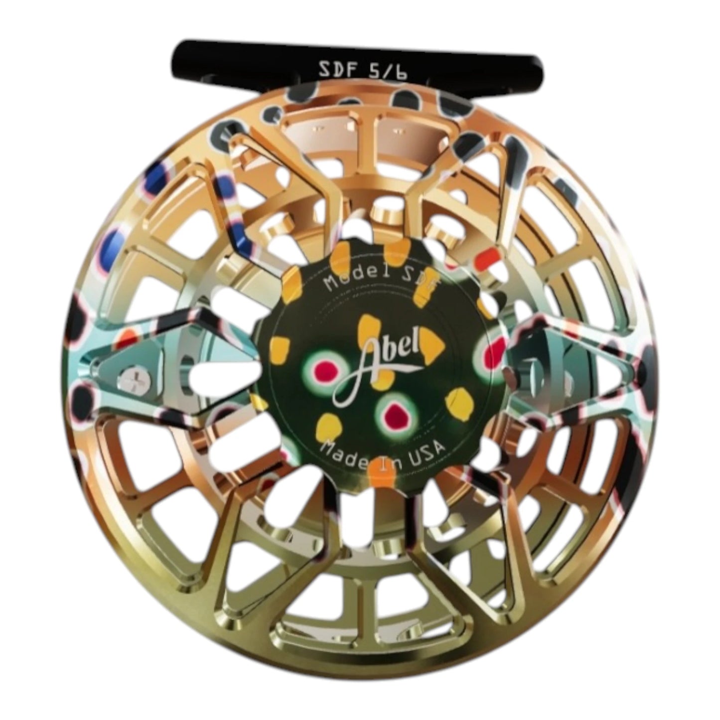 Abel SDF Fly Reel 5/6wt – Native Brown Trout, Ported – Sealed Drag Freshwater Reel