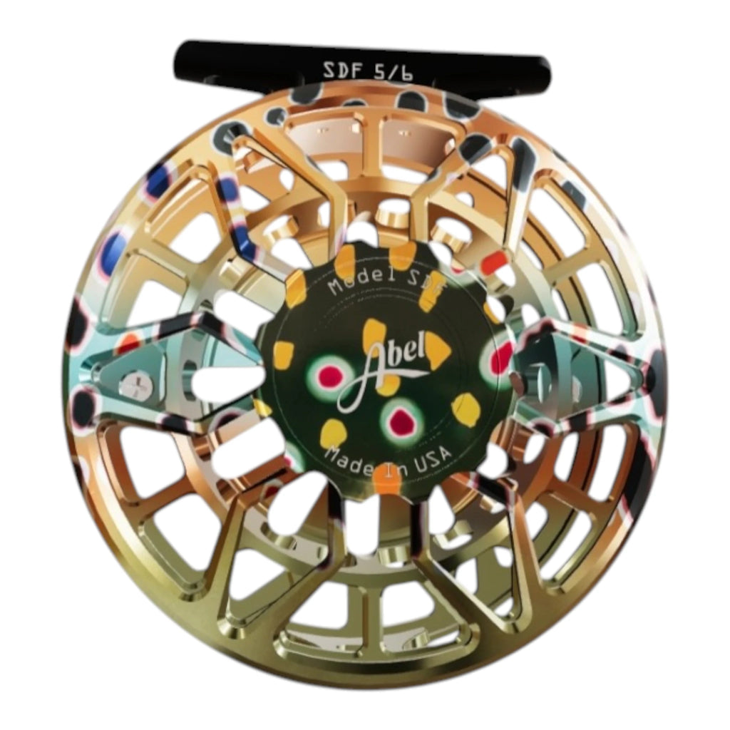 Abel SDF Fly Reel 5/6wt – Native Brown Trout, Ported – Sealed Drag Freshwater Reel