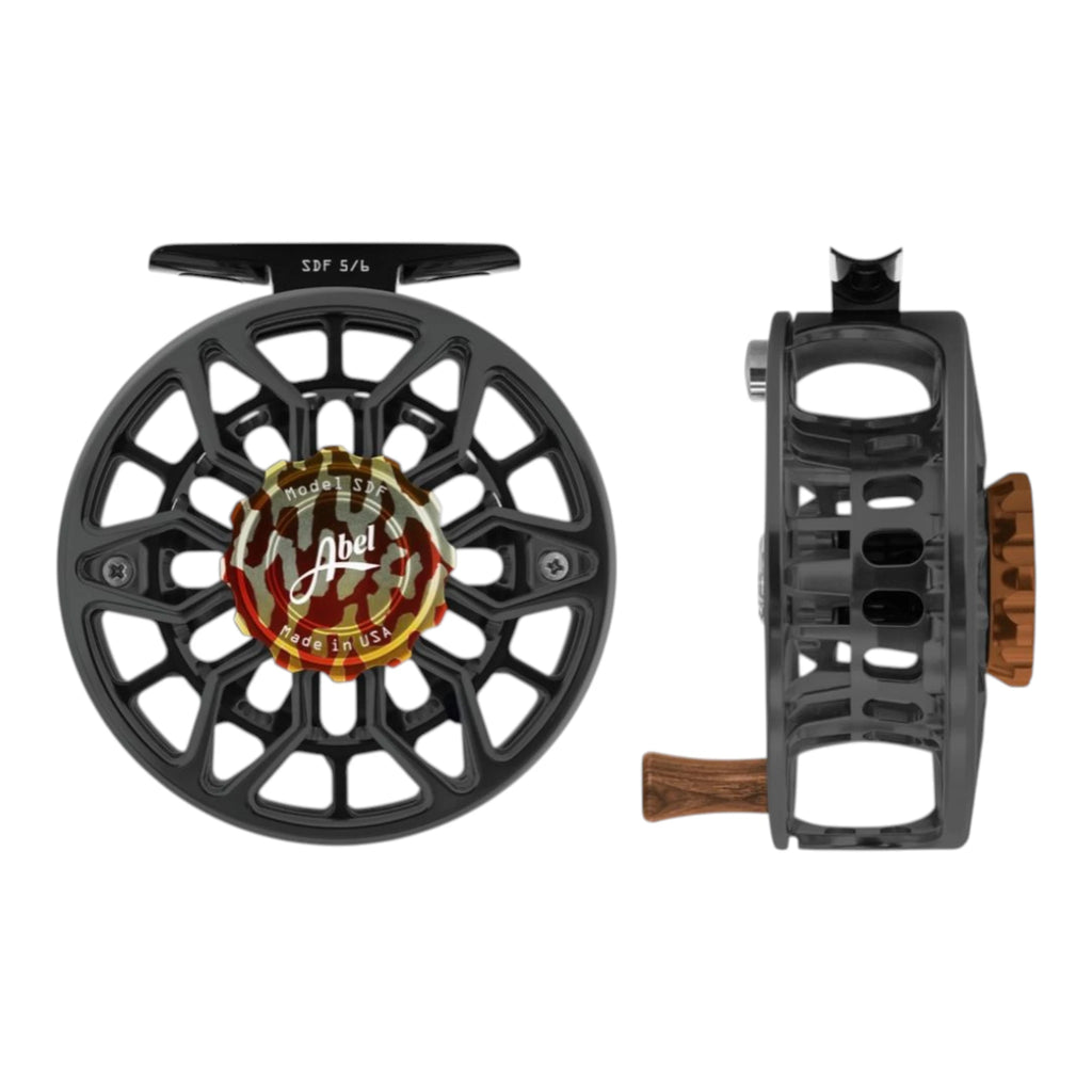 6 weight fly reels TROUT 6/7/8 Its unique concave spool design not only boosts line capacity but also enhances drag smoothness FISH BONE - Die Cast