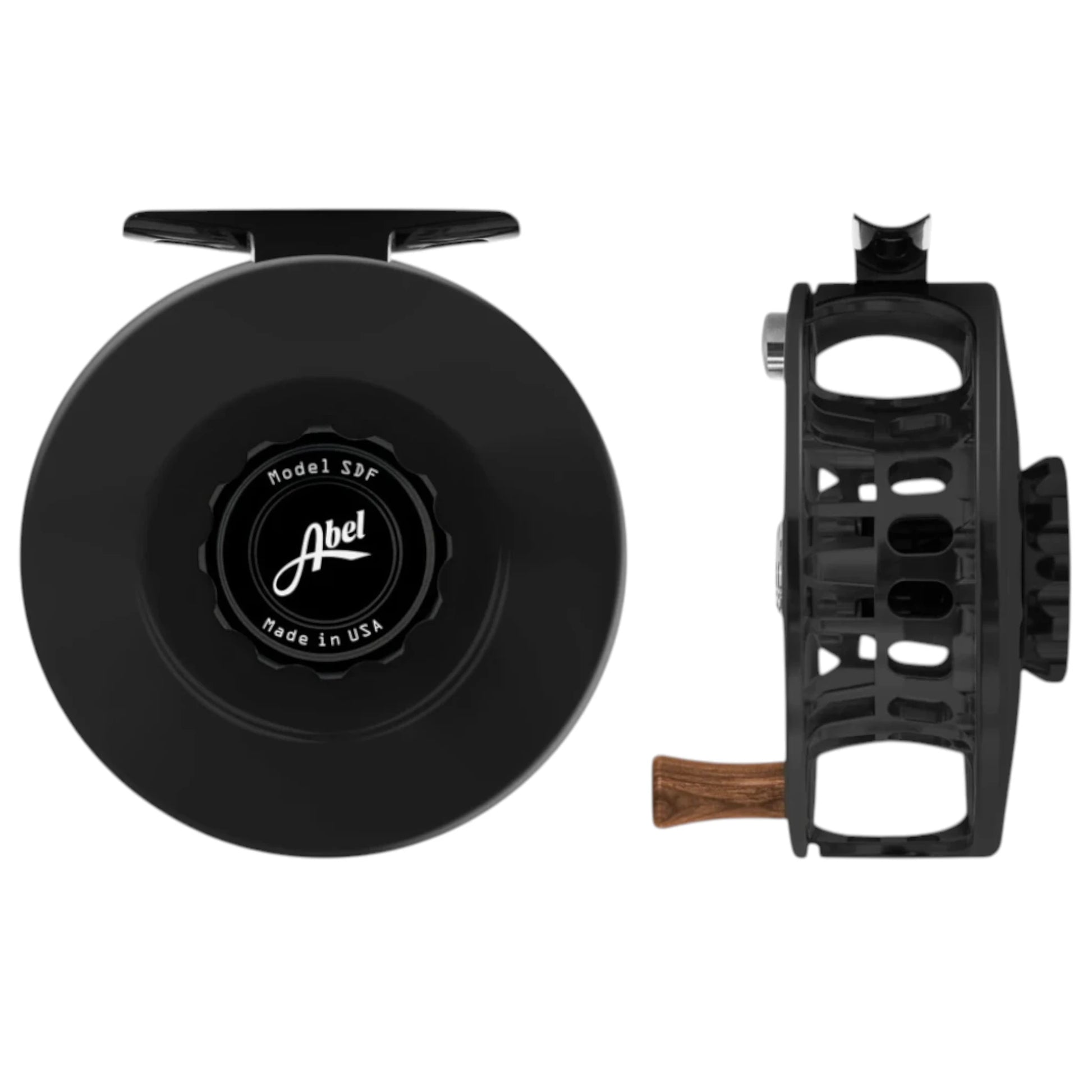 abel fly reels for 6 wt line SDF Ported Reel 5/6 designed for precision and performance Abel SDF Solid Fly Reel