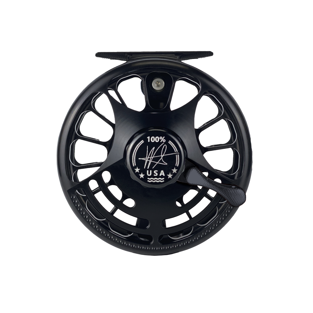 The Small Game Seigler SF Saltwater Fly Reel - Black