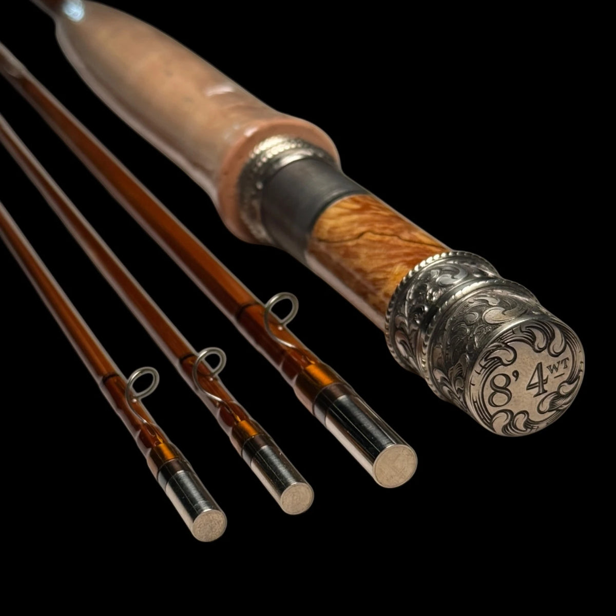 8' 4wt Bamboo Fly Rod | Oyster Master Series
