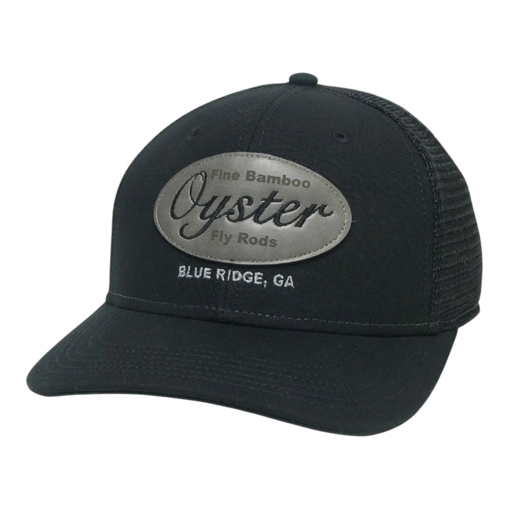 Black Legacy Mid-Pro Trucker Hats with Oyster leather patch
