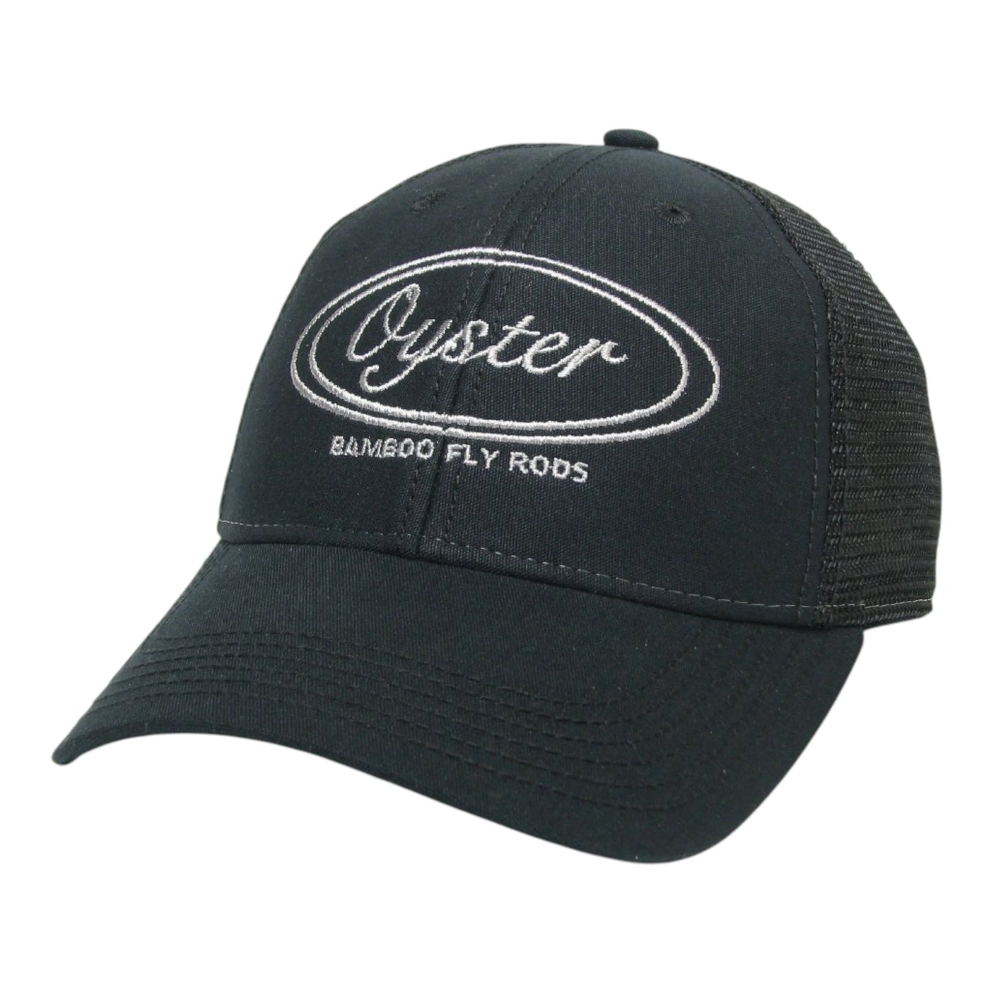 Black Legacy Lo-Pro Trucker Hat With Oyster Logo Embroidery
