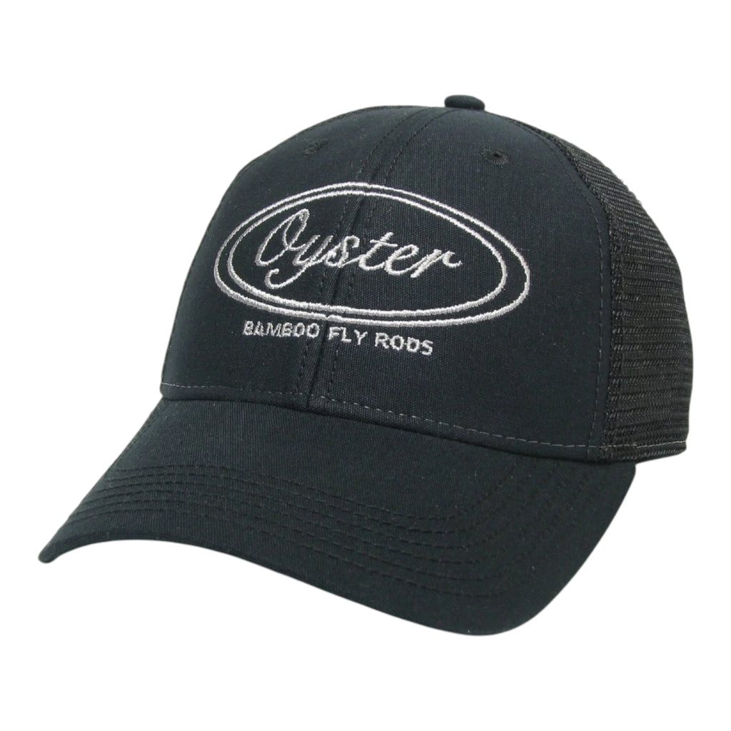 Black Legacy Lo-Pro Trucker Hat With Oyster Logo Embroidery