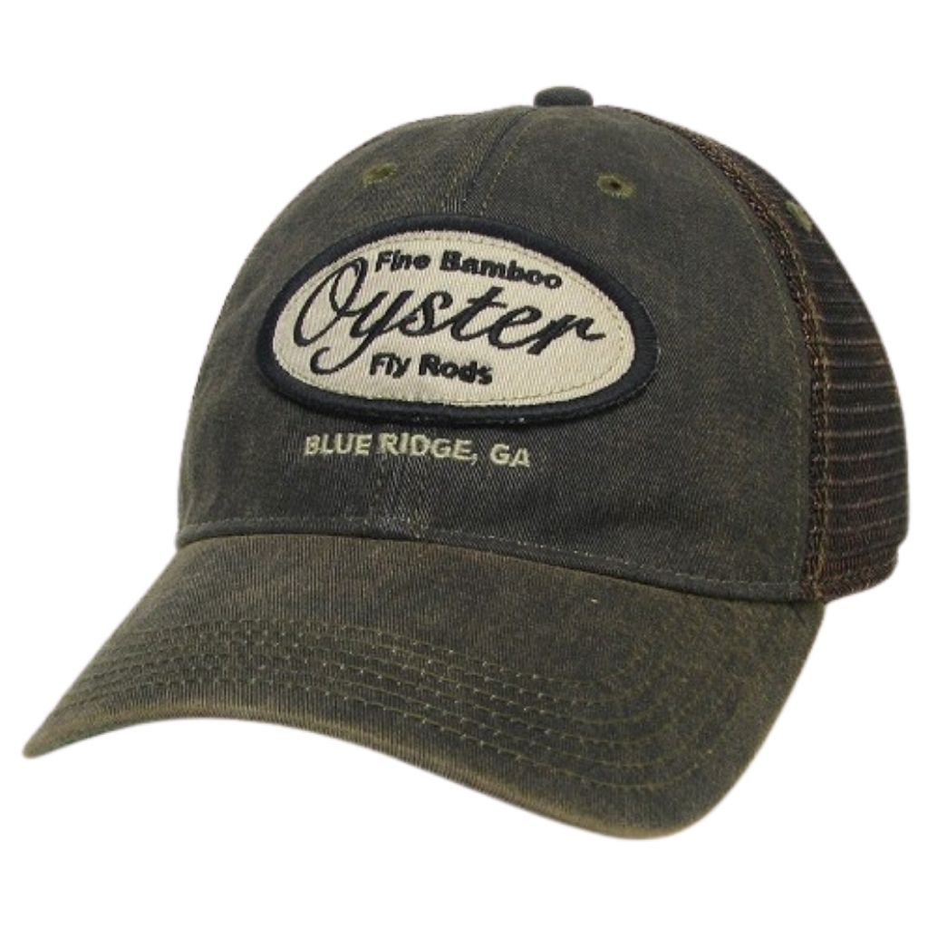 Black greaser Legacy Old Favorite Trucker Hat with Oyster patch