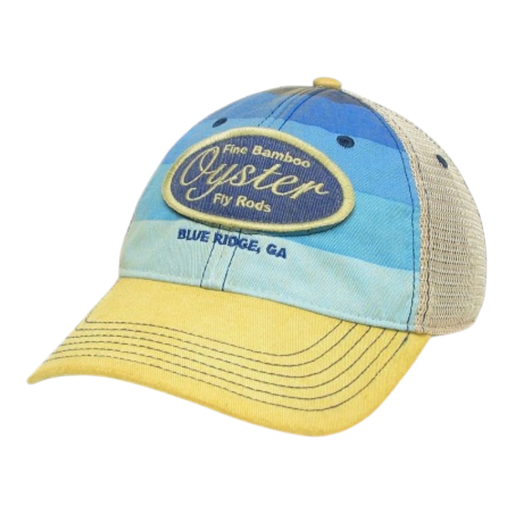 Blue Stripe Legacy Old Favorite Trucker Hat with Oyster Patch
