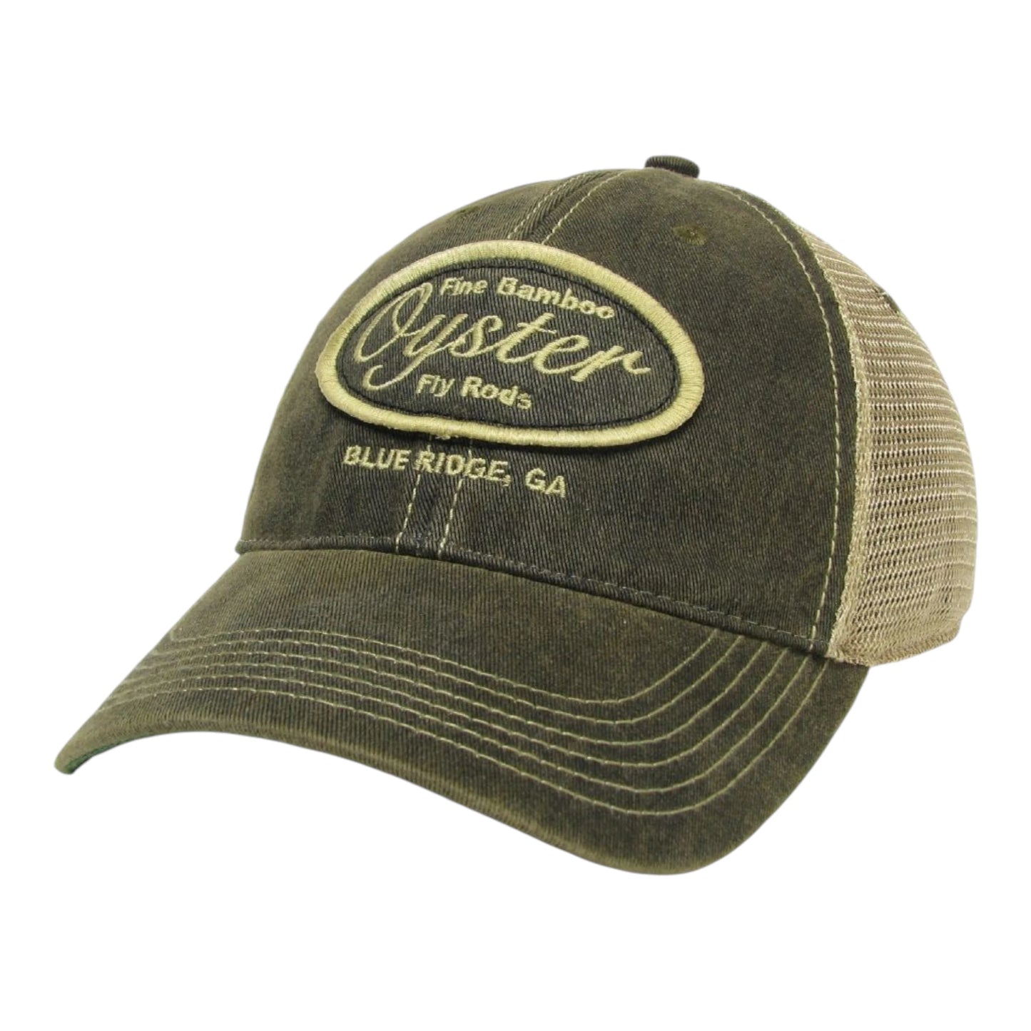 Dark grey Legacy Old Favorite Trucker Hat with Oyster patch