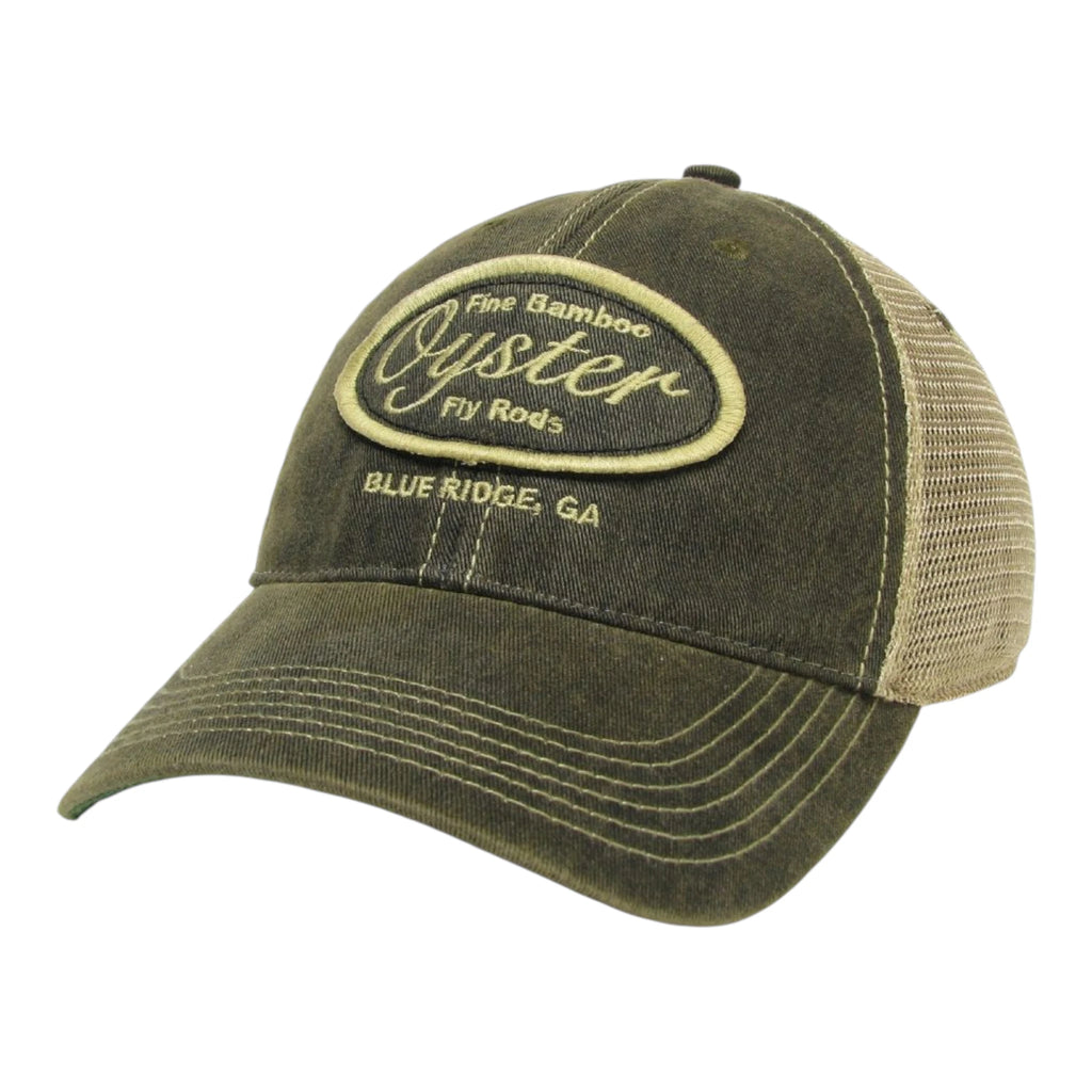 Dark grey Legacy Old Favorite Trucker Hat with Oyster patch