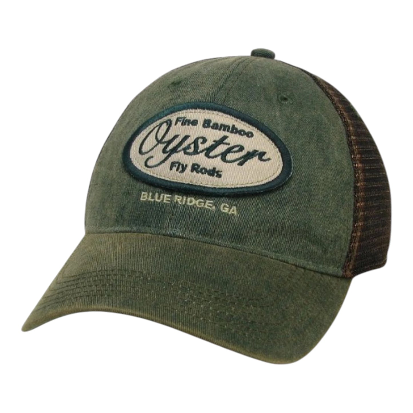 Green greaser Legacy Old Favorite Trucker Hat with Oyster patch