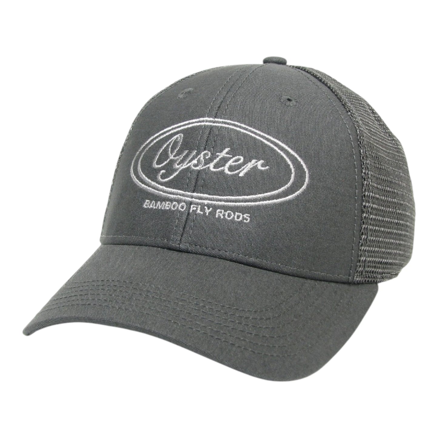Grey Legacy Lo-Pro Trucker Hat with Oyster Logo Embroidery