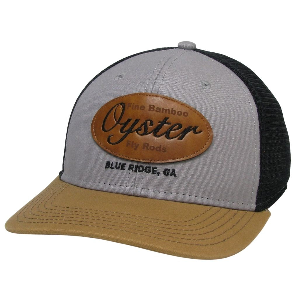 files/grey_caramel_and_black_mid_pro_snapack_trucker_hat_oyster_bamboo_fly_rods_with_leather_patch_197abad7-6751-4df6-b97b-09cbe61bd4c2.jpg