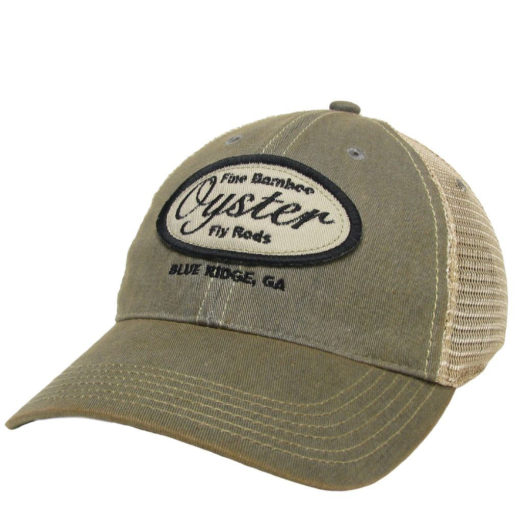 Legacy Old Favorite Trucker Hat With Oyster Patch - Light Grey