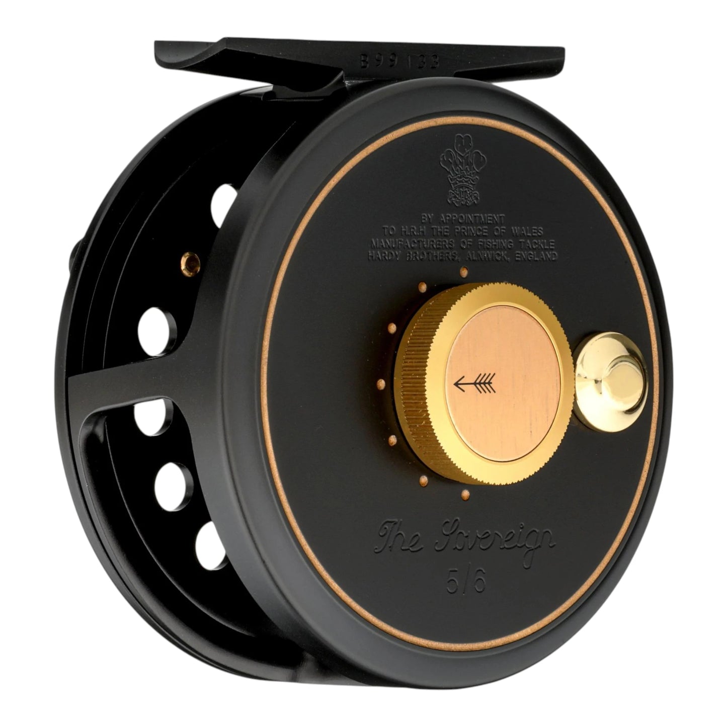 Hardy Sovereign 5/6wt Fly Reel – Black – Click-Pawl Reel