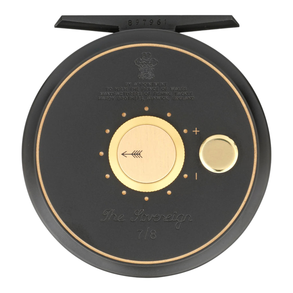 Hardy Sovereign 7/8wt Fly Reel – Black – Click-Pawl Reel