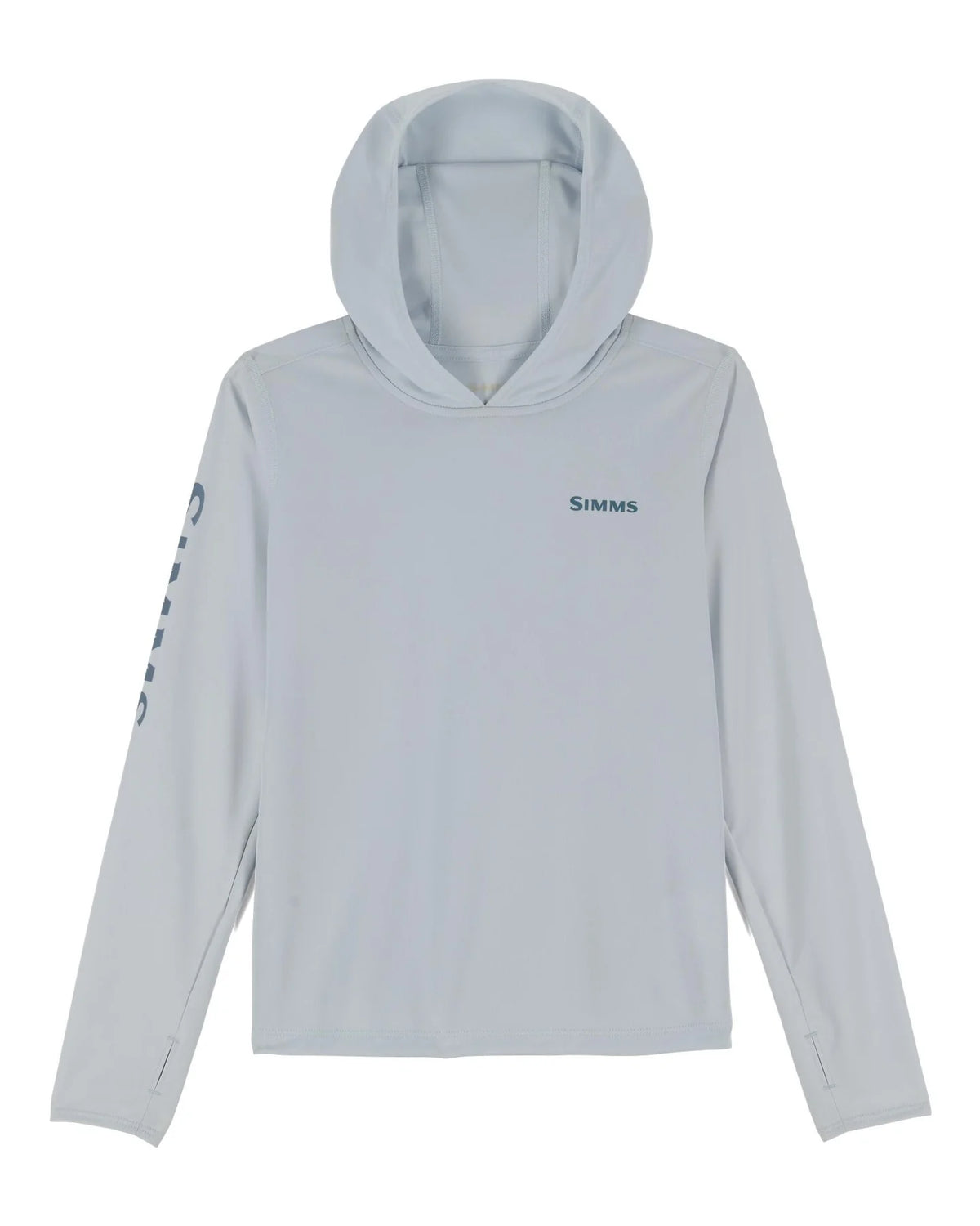 Simms Kid's Solar Tech Hoody in Bimini Blue.