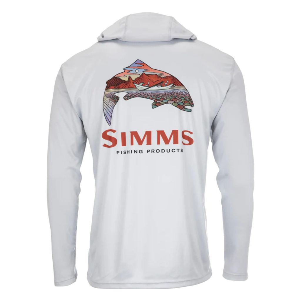 Simms Tech Hoody - Trout Artist Edition With Oyster Logo