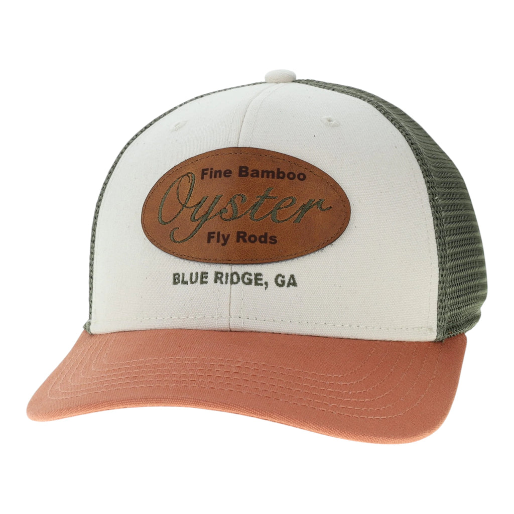 Olive/Bronze Legacy Mid-Pro Trucker Hat with Oyster patch