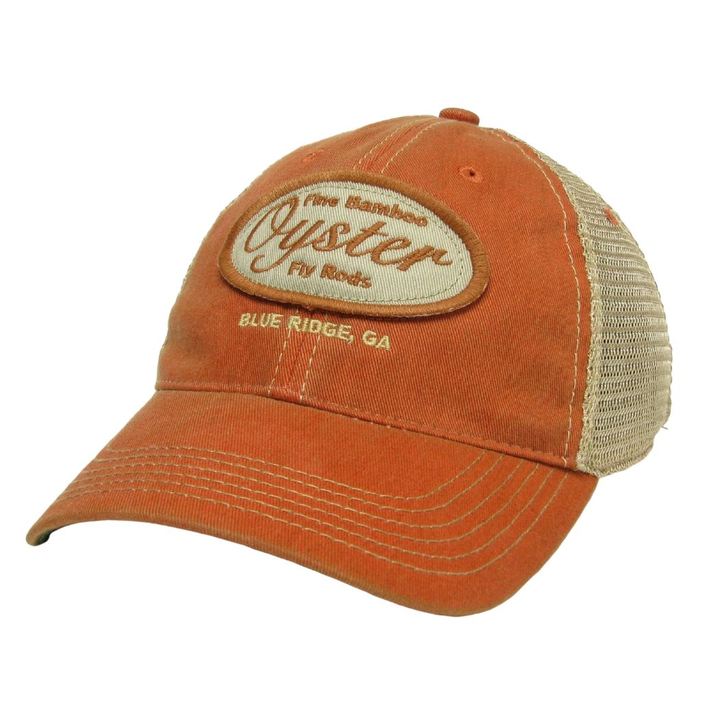 Orange Legacy Old Favorite Trucker Hats with Oyster patch