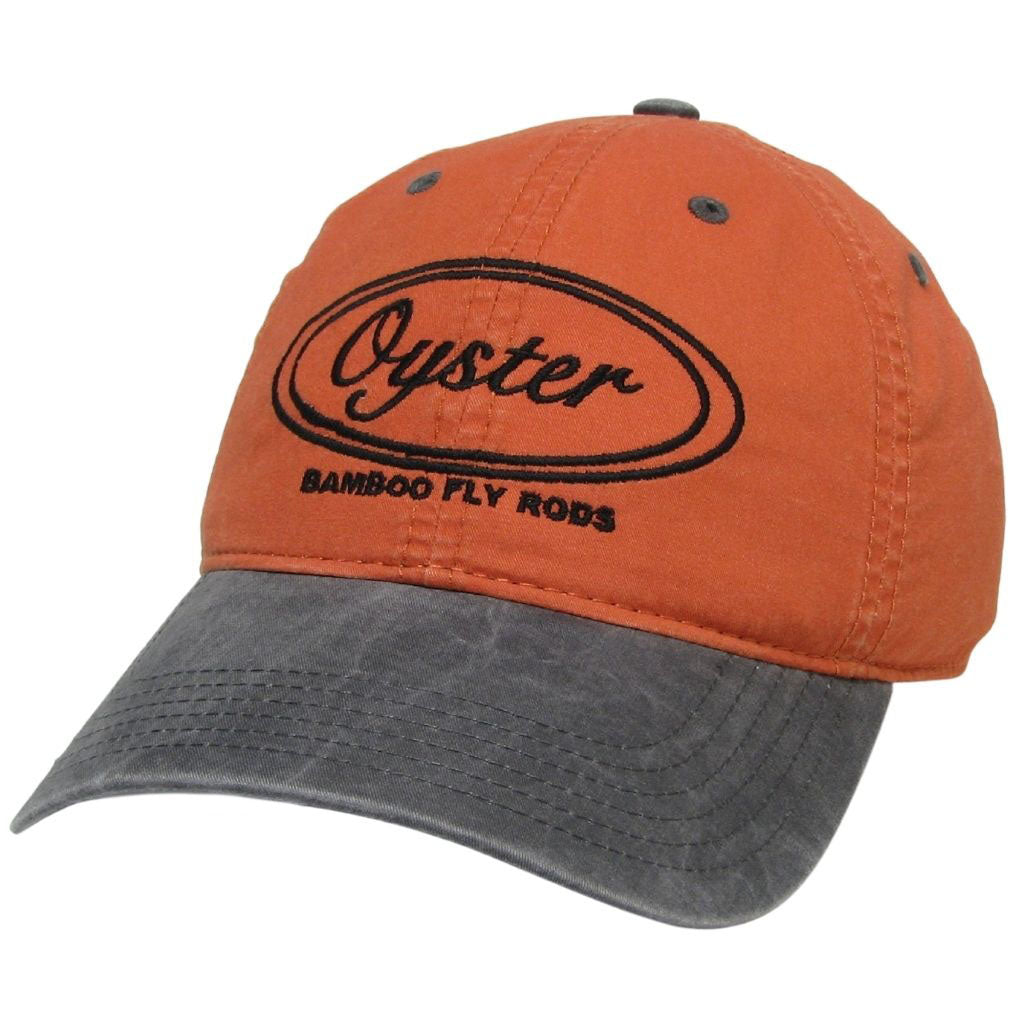 Terra Cotta/Cinder Legacy Terra Twill hat with embroidered Oyster logo