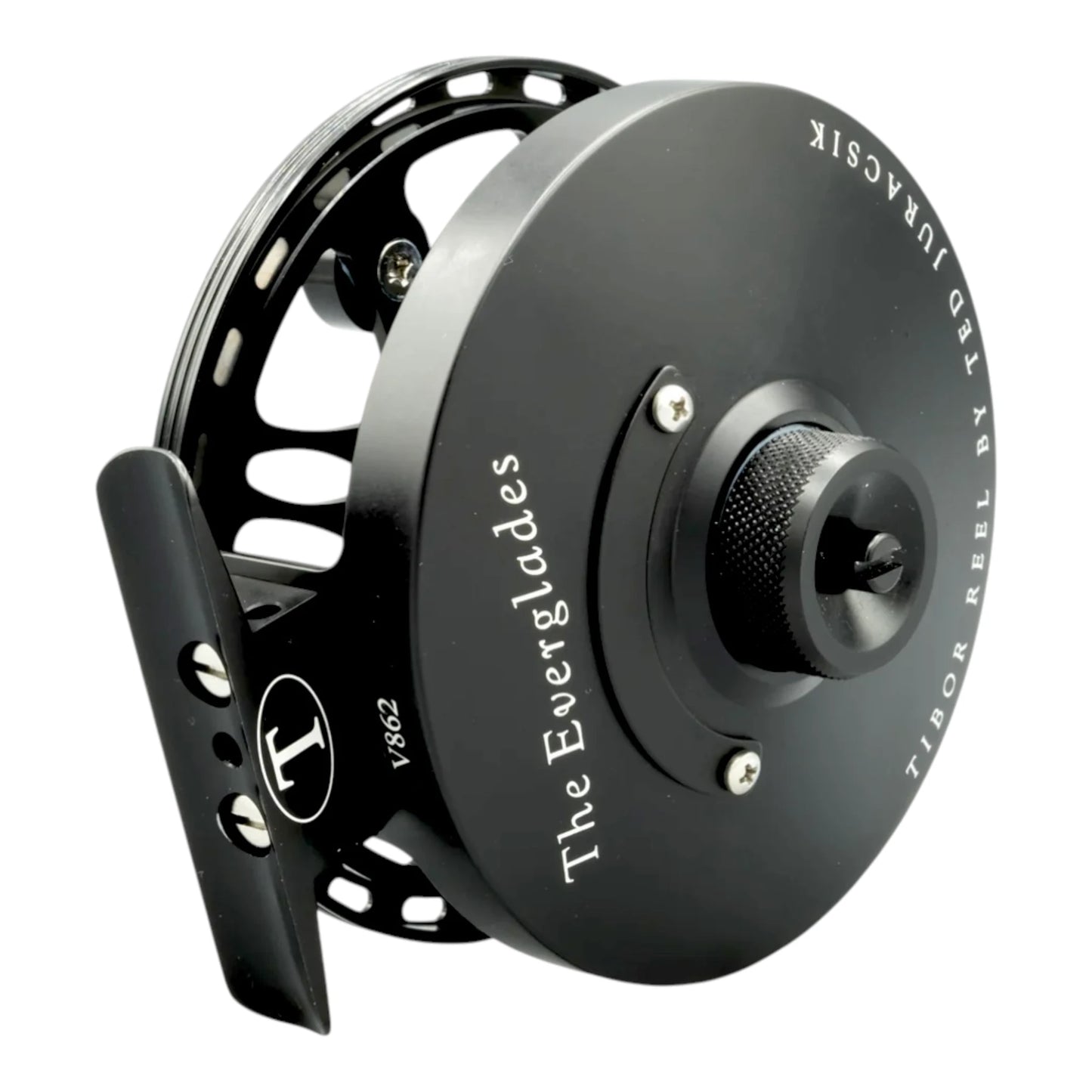Tibor Everglades Fly Reel 7/8/9wt – Frost Black – Cork Drag Saltwater Reel