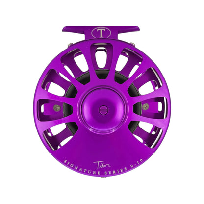 Tibor Signature Series 9/10wt – Frost Violet – Cork Drag Saltwater Reel