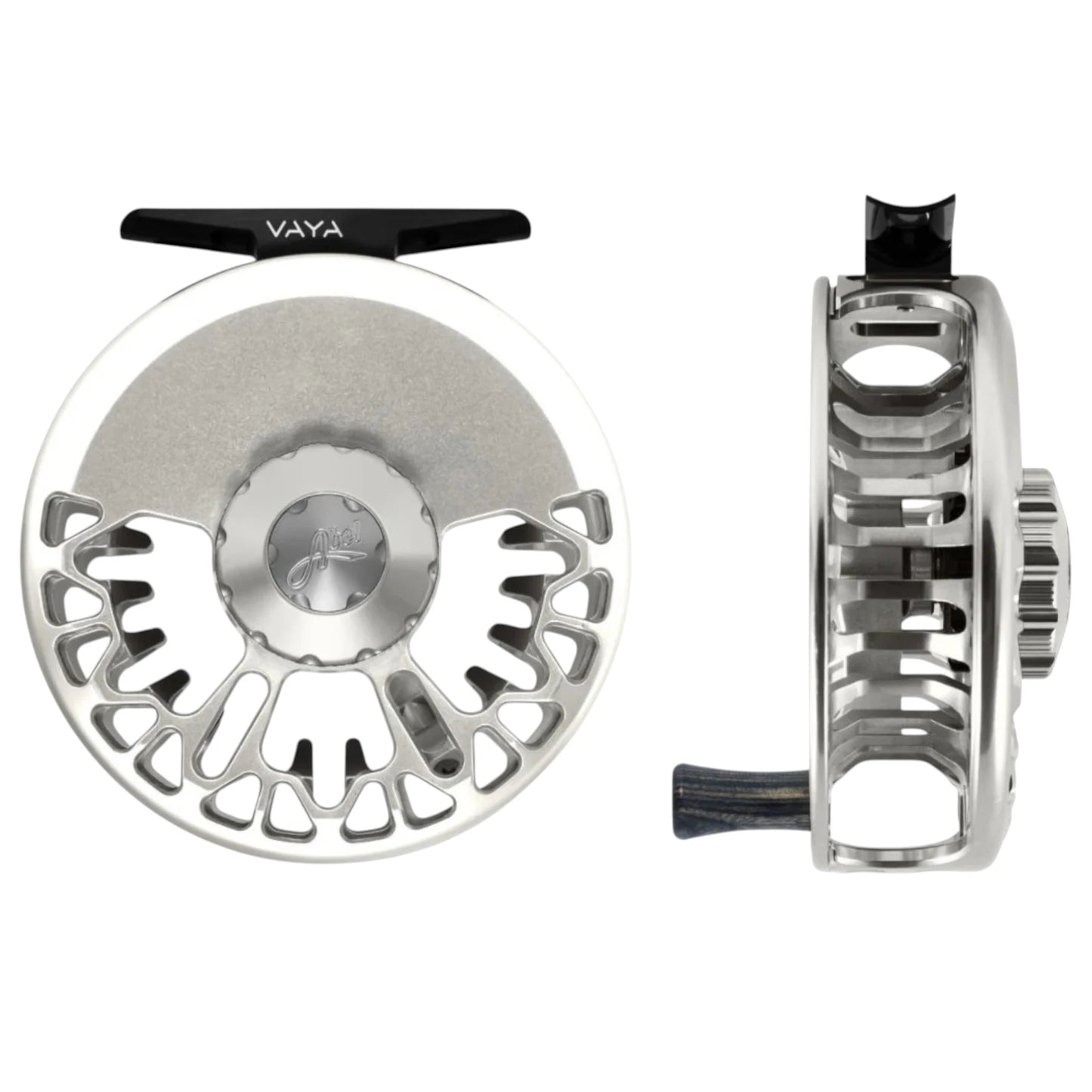 Abel Vaya Fly Reel 7/8 wt – Satin Platinum Finish – Sealed Drag Freshwater Reel
