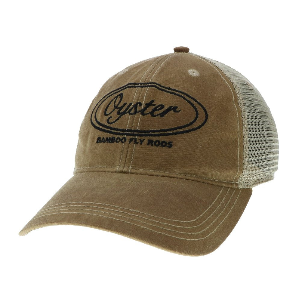 Wax Khaki Legacy Old Favorite Trucker Hats with Oyster patch
