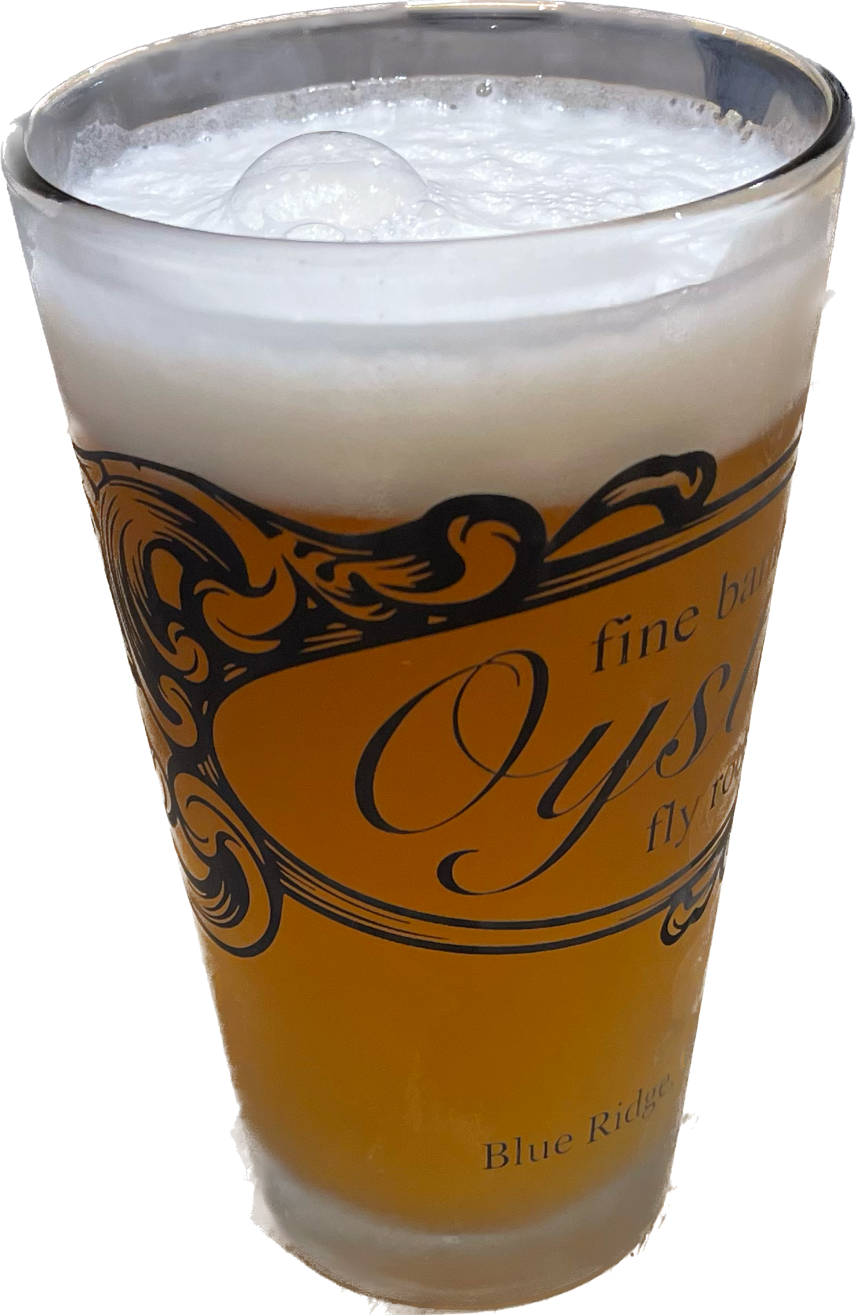 Oyster Bamboo Pint Glass