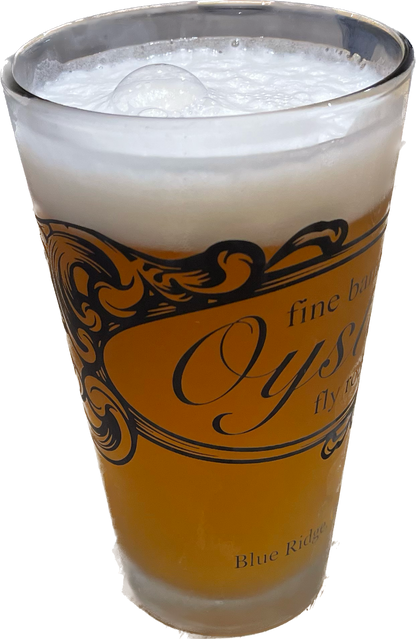 Oyster Bamboo Pint Glass