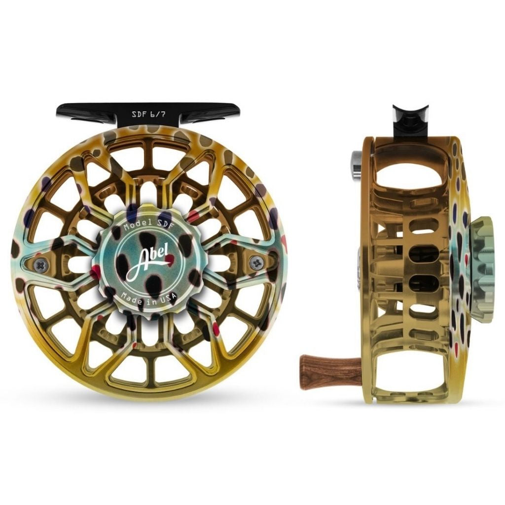 Abel SDF 6/7 Ported Native Brown Trout Fly Reel