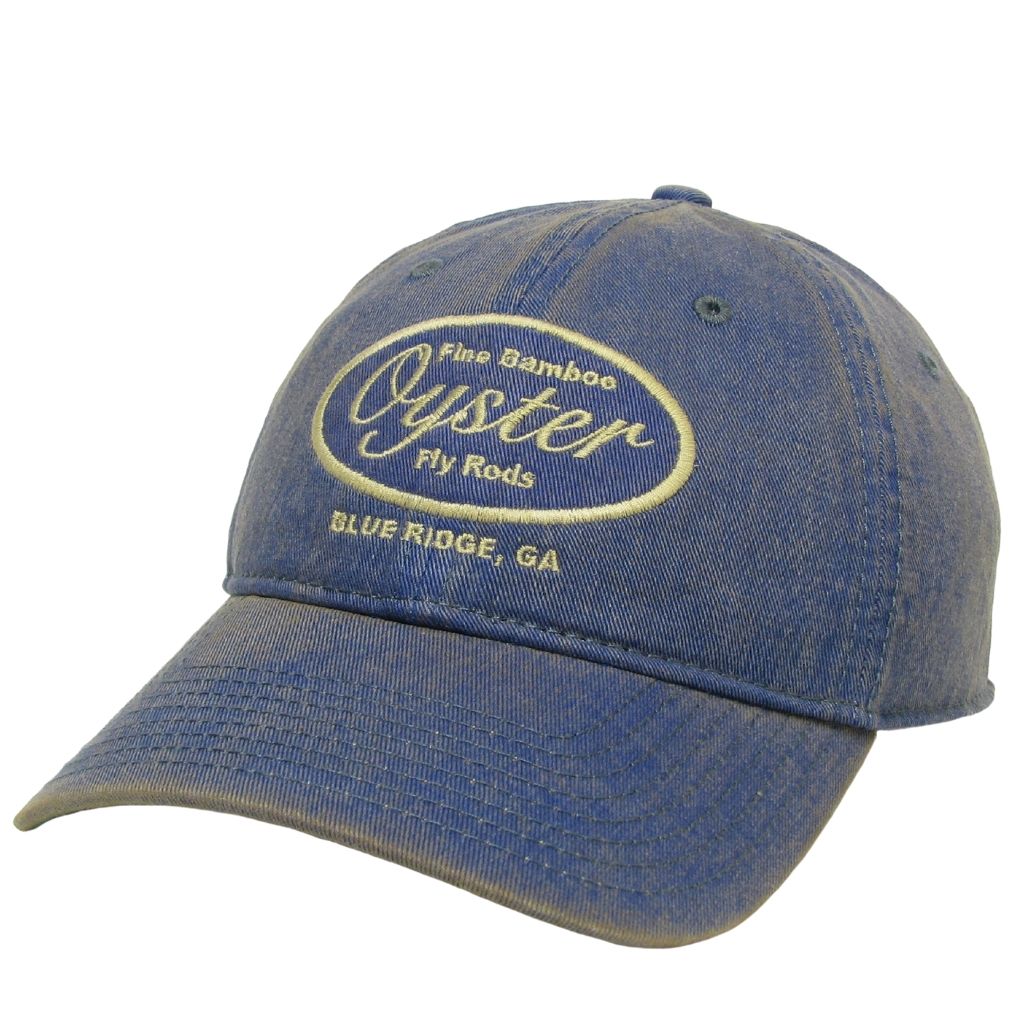 blue 6 panel legacy hats oyster bamboo fly rods