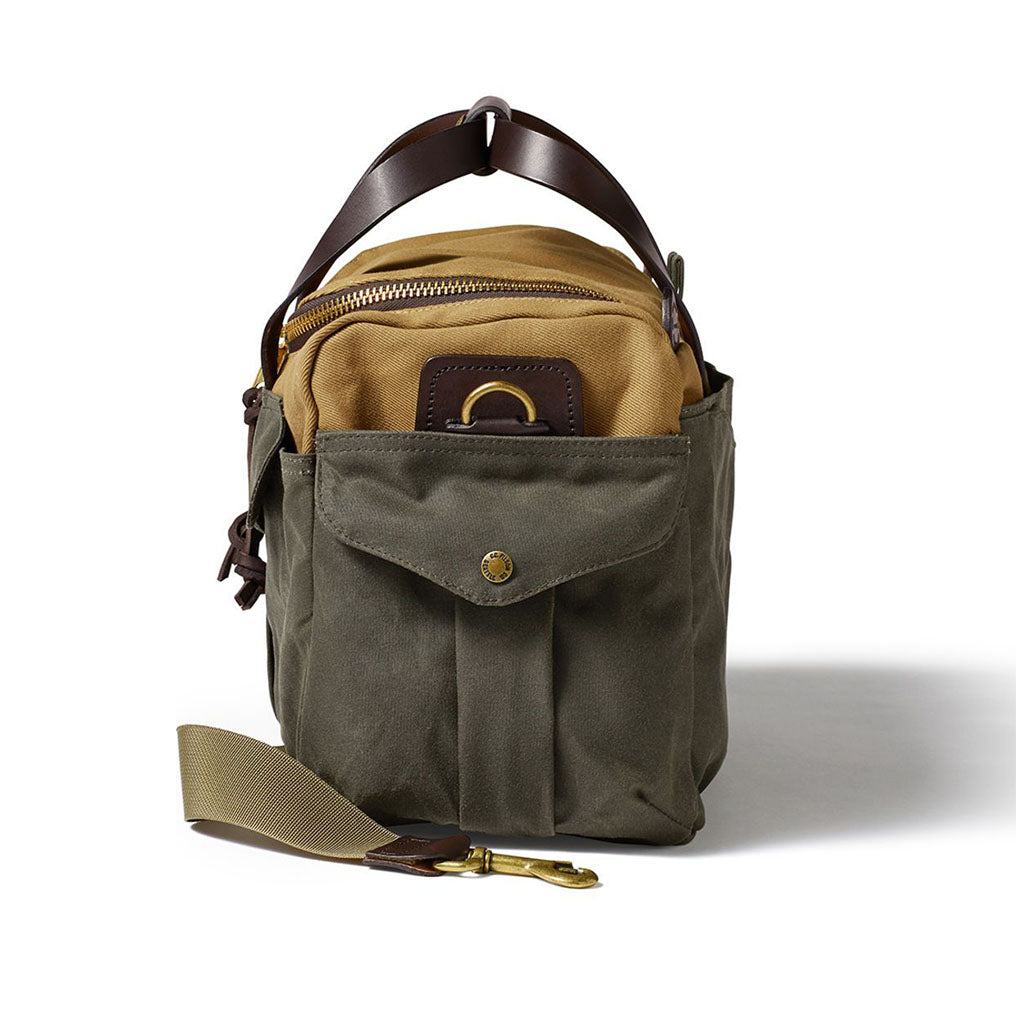 Filson Heritage Sportsman Bag Oyster Bamboo Fly Rods