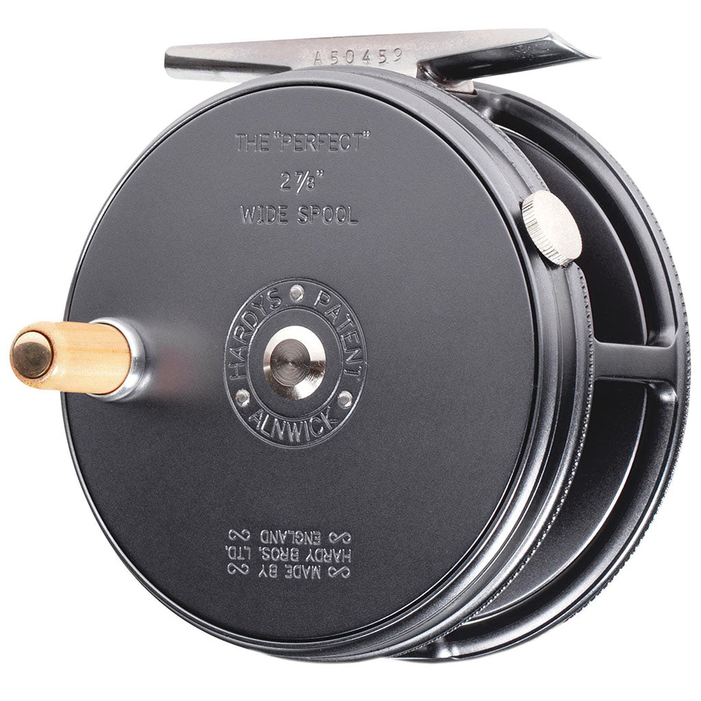1980's hardy 3 3 8 perfect fly reel 1/8" Agate Line Guide + Available in Left and Right hand models SPORT ANTIQUES