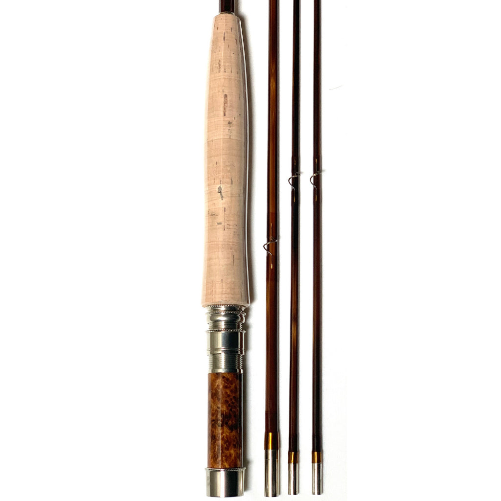downlocking hand crafted oyster bamboo fly rod