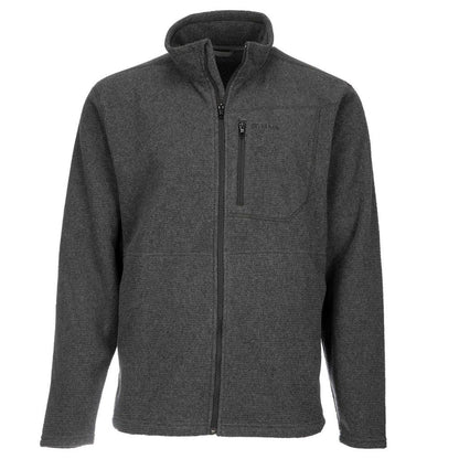 Simms Rivershed Full Zip in black.